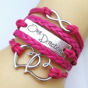 Pink One Direction Bracelet